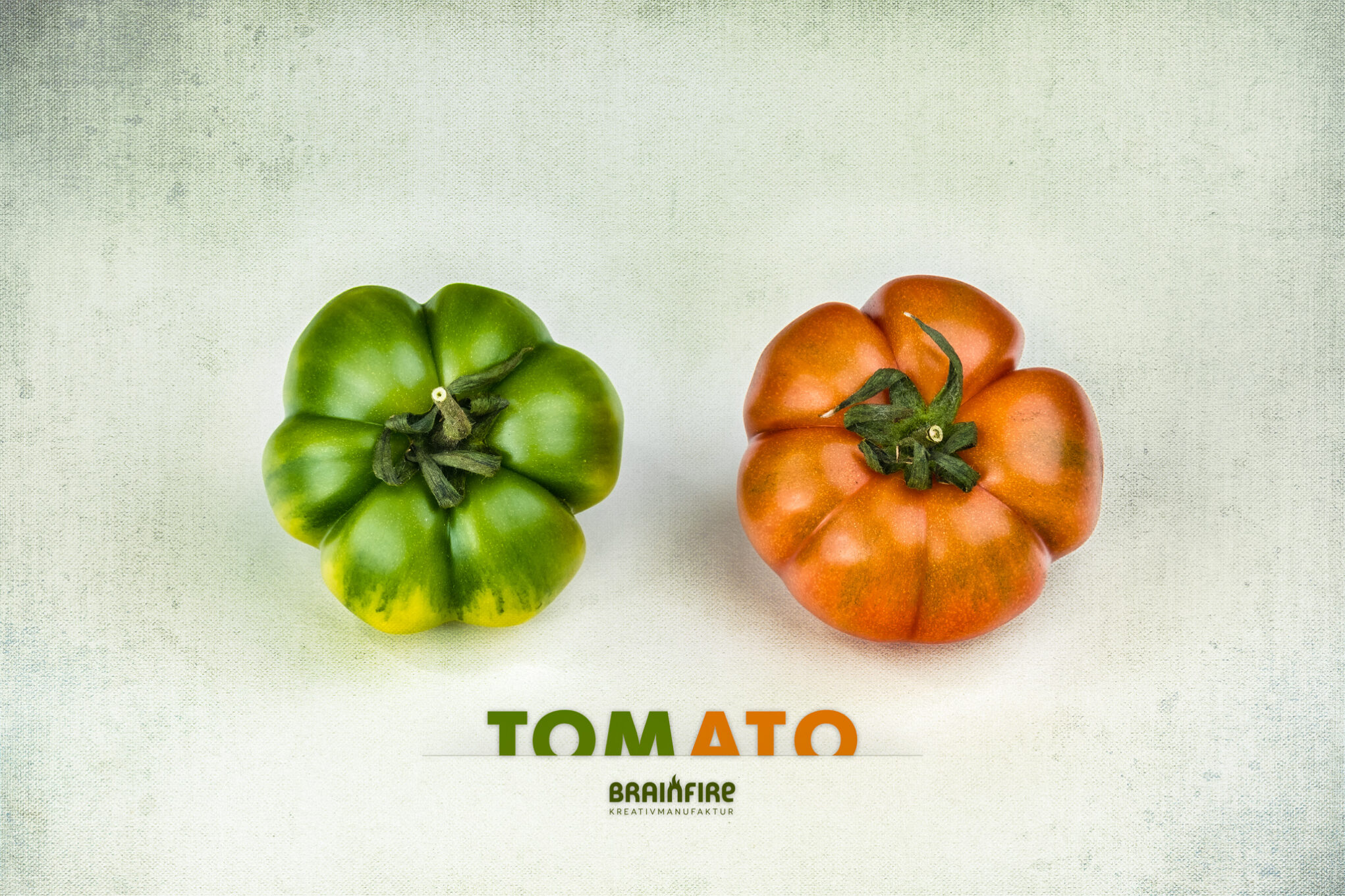2 Tomaten von oben
