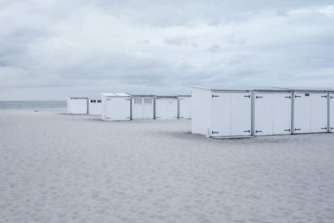 Strandhäuser in De Haan