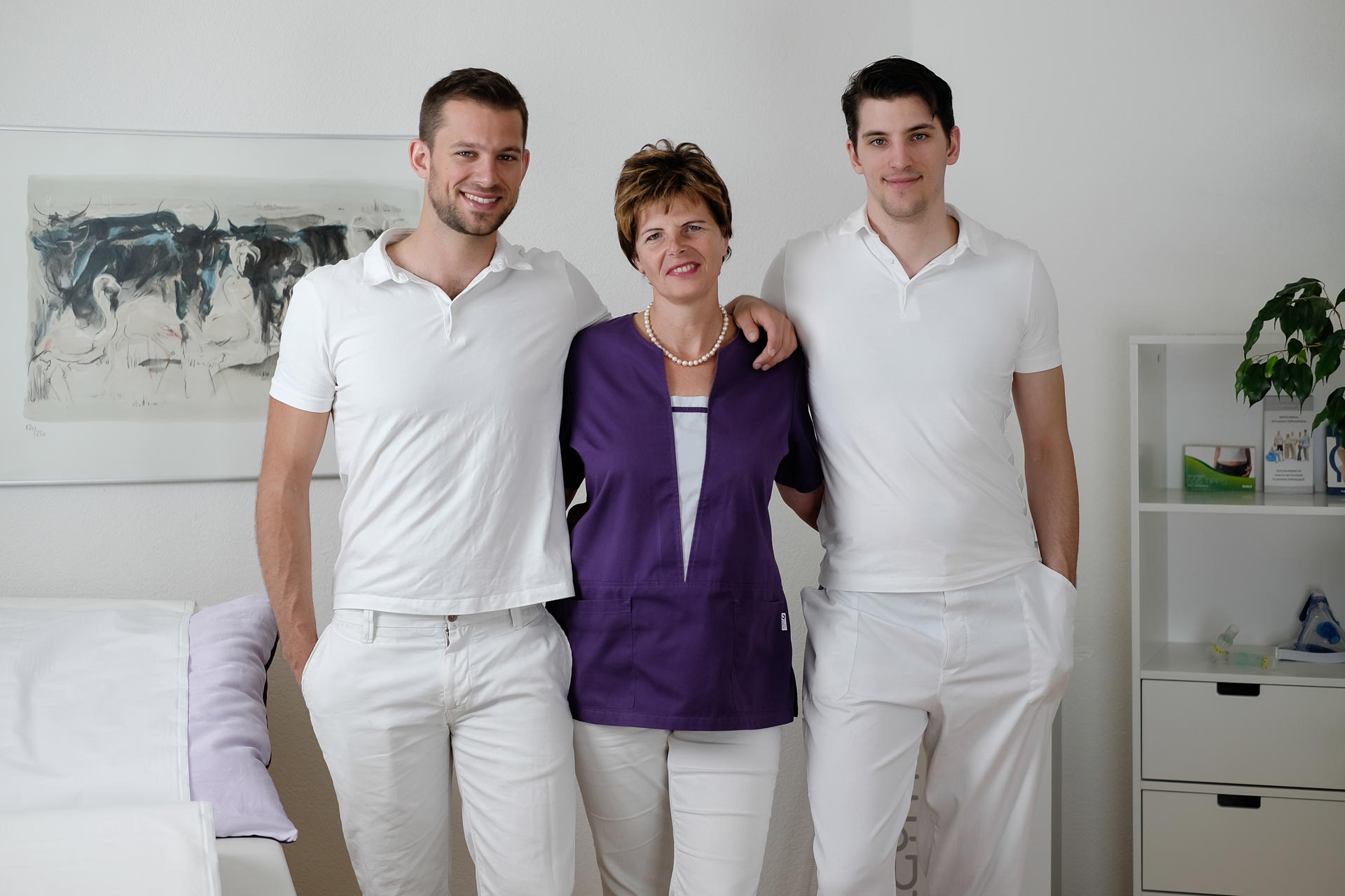 Patrice, Camille und Dr. Ulrike Lachappelle