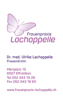 Visitenkarte Lachappelle Vorderseite