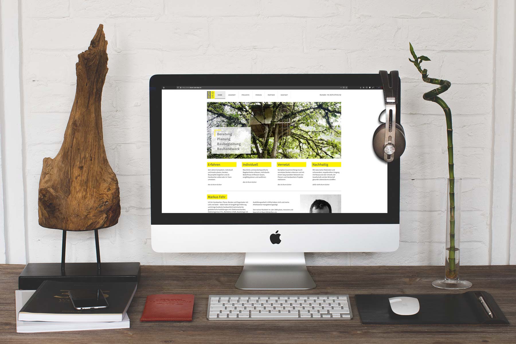 Webseite Grossansicht Drum & Dran