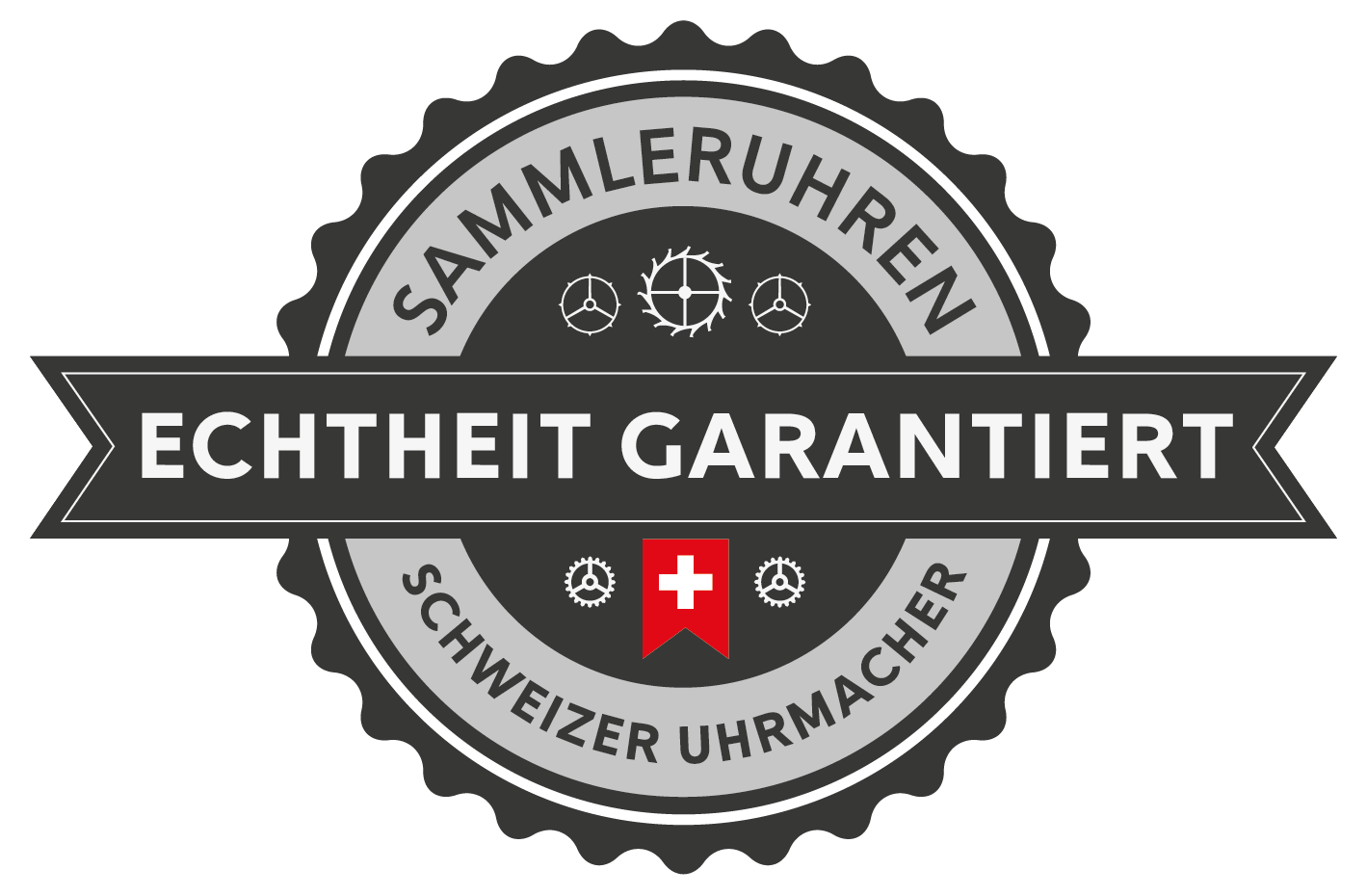 Garantie Emblem für Uhrenshop