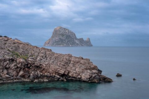 Ibiza Es Vedra-vom Felsen aus