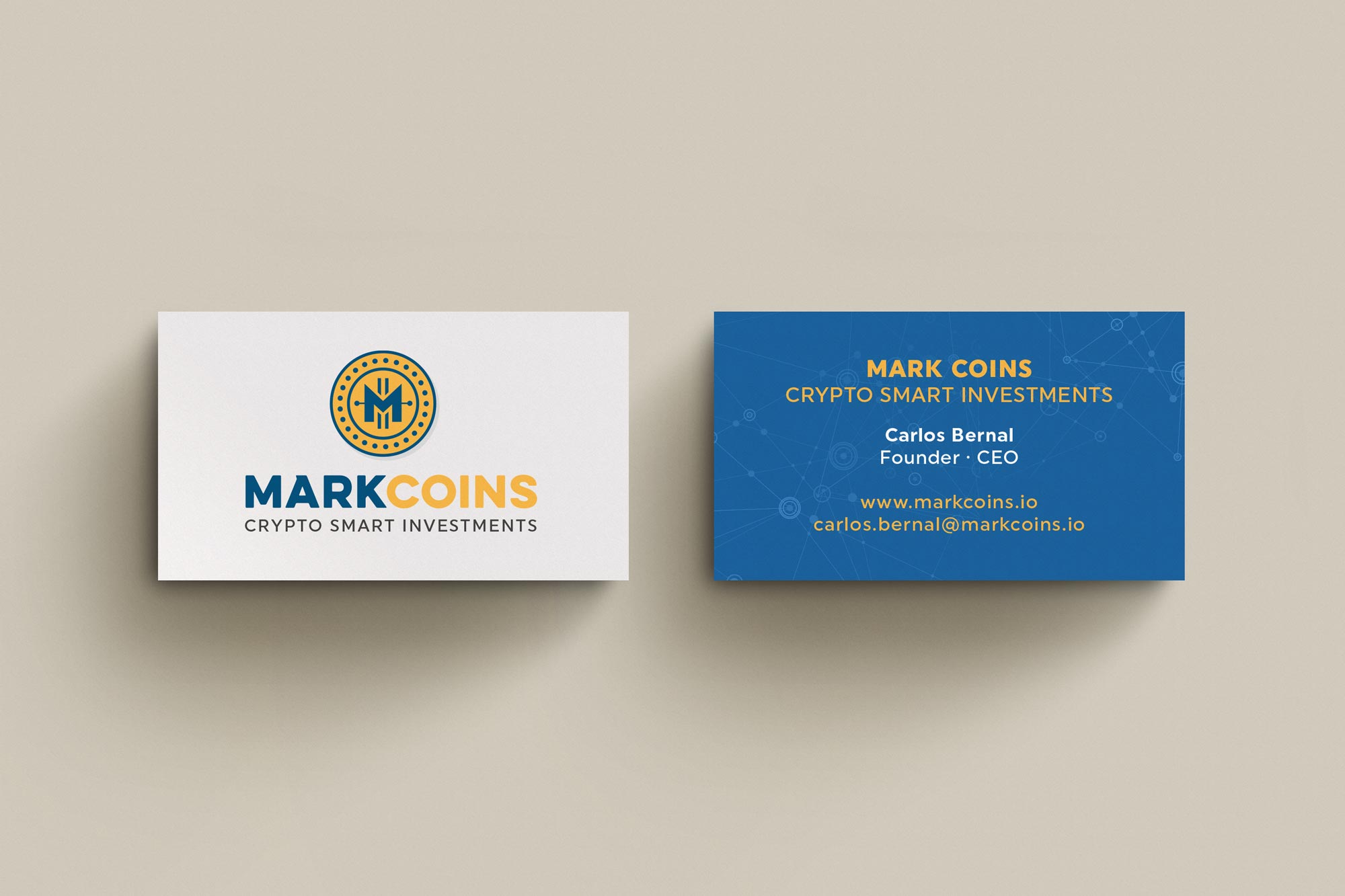 Visitenkarten-Markcoins